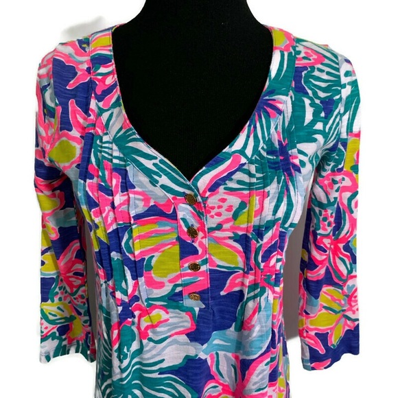 Lilly Pulitzer Amberly Swing Dress Iris Blue - Picture 2 of 7